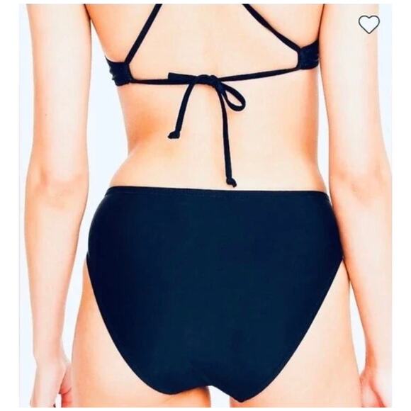 J. Crew Navy Blue Full Coverage Bikini Bottom Briefs Size XXL - Picture 2 of 8